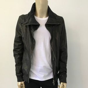 All Saints Worp Leather Jacket